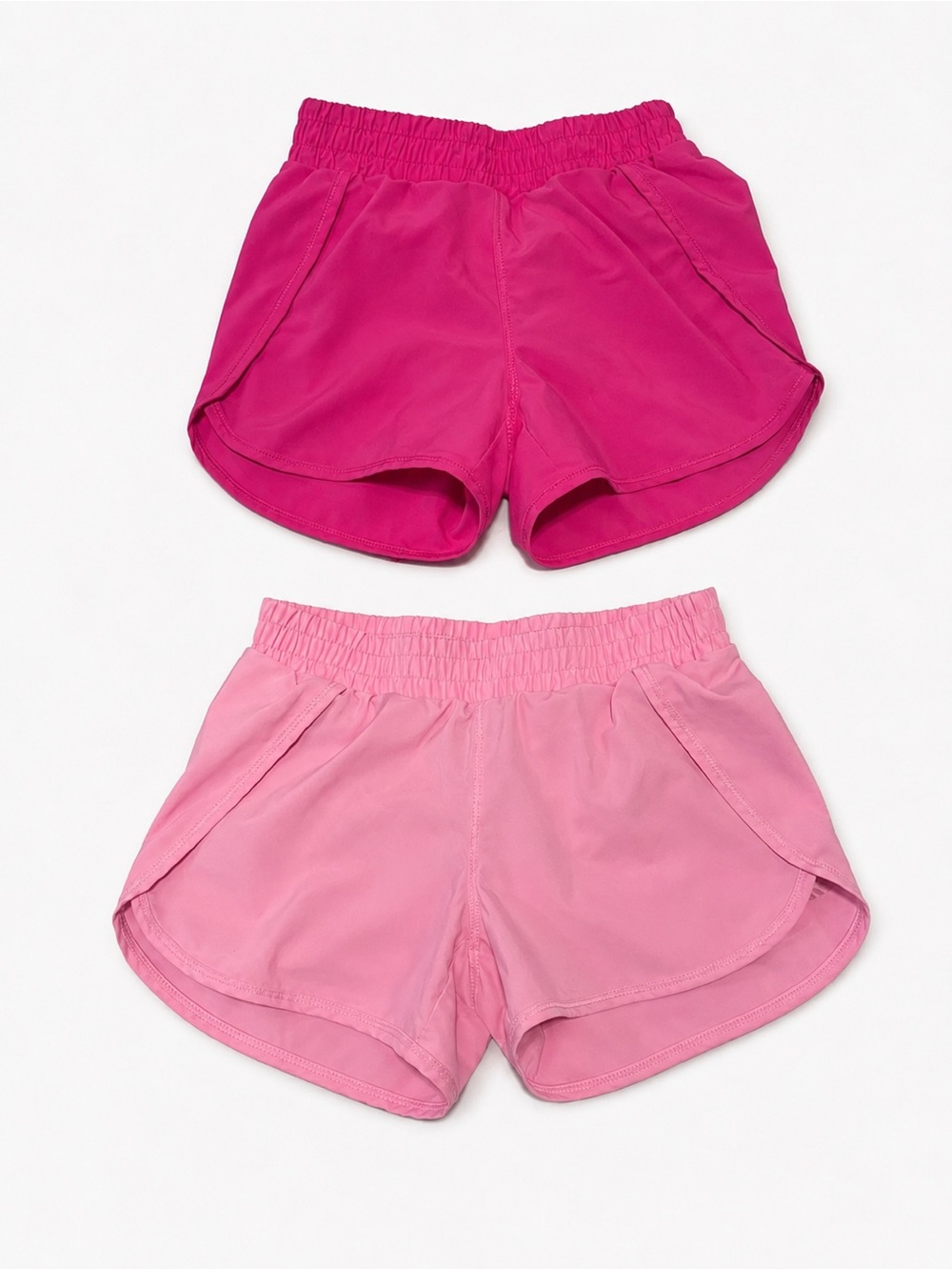Girls All in Motion Athletic Shorts Bundle – Size S (6/7 & 6/6X) – Pink